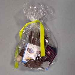 Cadeau Teddy met Sok en met Kaart