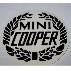 Mini Cooper sticker Zwart